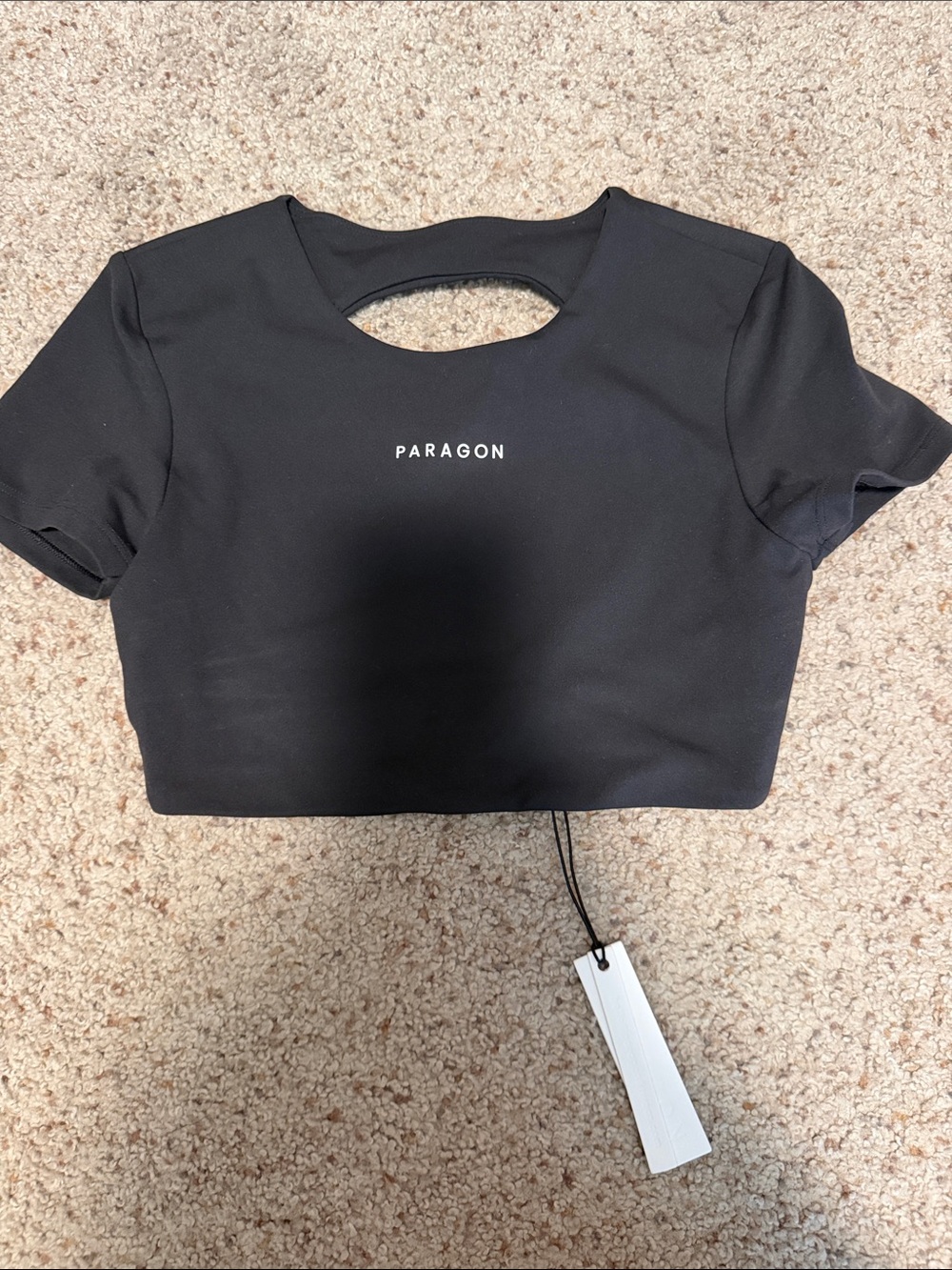 PARAGON SmoothHold Open Back Crop Top XS NWT